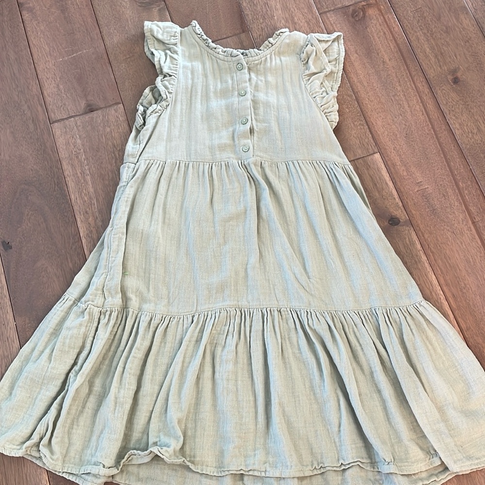 Pale green cotton summer dress. (Size 7/8) cat & Jack
